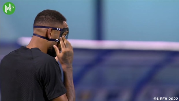 Aubameyang and Chelsea prepare for Champions League action